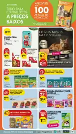 Folheto Pingo Doce semana 40 Página 49: Comida húmida p/gato whiskas €2,24, Friskies €9,94