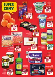 Billa leták týden 40 Strana 2: Becherovka €229,90, Kabanos favour it €26,90