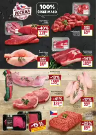 Billa leták týden 40 Strana 3: Vocilka vepřový guláš porcovaný €69,90, Vocilka hovězí přední žebro s kostí €189,90