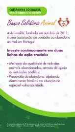 Folheto Pingo Doce | Especial Petoofd Página 8: CAMPANHA SOLIDÁRIA 29 DE SETEMBRO A 5 DE OUTUBRO Banco Solidário Animal A