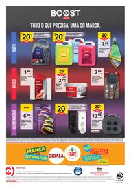 Folheto Continente semana 40 Página 52: Pedra branca boost €2,99, Enrolador 4 tomadas schuko boost €19,99