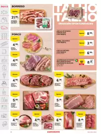 Folheto Continente semana 40 Página 10: Cachacho de porco s/ osso continente €5,29, EntreCosto de Porco Continente €6,29