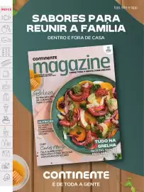 Folheto Continente semana 40 Página 2: ÍNDICE есть WD D loja, site e app SABORES PARA REUNIR A FAMÍLIA DENTRO E FORA DE CASA