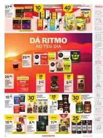 Folheto Continente semana 40 Página 35: Bebidas solúveis de cereais da marca delta, Café torrado lote chavena delta €3,99