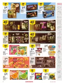 Folheto Continente semana 40 Página 41: Gelado haagen-dazs pints €5,99, Gelado cone magnum almond/white cookies €3,99