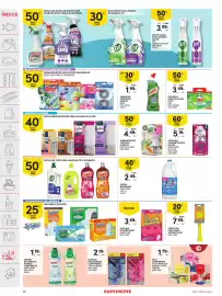 Folheto Continente semana 40 Página 46: Sprays das marcas cillit bang e mistolin, Recarga discos ativos pato lima €3,49
