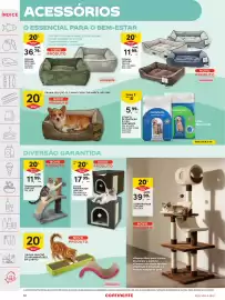 Folheto Continente semana 40 Página 50: Casa arranhador lupi linx €17,99, Cama lupi linx €11,99