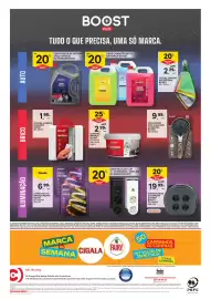 Folheto Continente semana 40 Página 52: Pedra branca boost €2,99, Enrolador 4 tomadas schuko boost €19,99