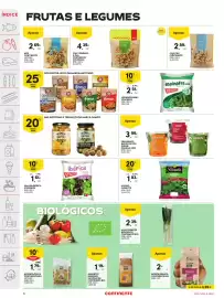 Folheto Continente semana 40 Página 8: Salada ibérica vitacress €1,61, Caju torrado continente €4,39