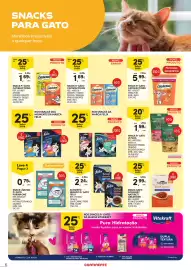 Folheto Continente | Animais de Companhia Página 6: Snack p/ gato catisfactions €5,99, Snack p/ gato catisfactions €1,69