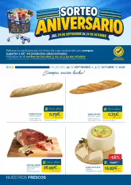 Folleto Cash Ecofamilia semana 40 Página 3: Centro Jamón Gran Reserva Selecta €26,99, Barra de pan rústica €0,75