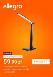 Allegro gazetka tydzień 40 Strona 2: Regulowana lampka biurkowa LED €59,90