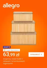 Allegro gazetka tydzień 40 Strona 3: Zestaw 3 bambusowych organizerów €63,99