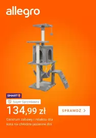 Allegro gazetka tydzień 40 Strona 2: Drapak centrum zabawy i relaksu dla kota €134,99