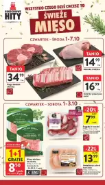 Intermarche gazetka tydzień 40 Strona 16: Żołądk z kaczki €7,99, Mięso mielone ze schabu €8,50
