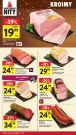 Intermarche gazetka tydzień 40 Strona 18: Salami PROSTO Z WĘDLINIARNI €34,99, Polędwica łososowa Madej Wróbel €24,99