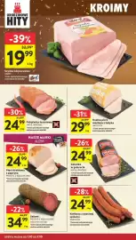 Intermarche gazetka tydzień 40 Strona 18: Salami PROSTO Z WĘDLINIARNI €34,99, Polędwica łososowa Madej Wróbel €24,99