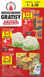 Intermarche gazetka tydzień 40 Strona 2: Kalafior €4,00, Kabanosy Tarczyński Exclusive €3,40
