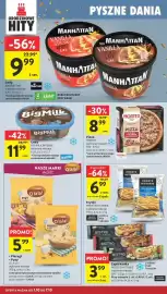 Intermarche gazetka tydzień 40 Strona 22: Lody BIG MILK INTENSE €11,99, Pizza Hortex z szynką i pieczarkami €8,99