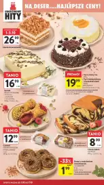 Intermarche gazetka tydzień 40 Strona 28: Ciasto Zebra €8,99, Tort śmietankowy z brzoskwiniami €19,99