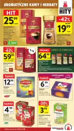 Intermarche gazetka tydzień 40 Strona 29: Herbata Lipton €12,99, Kawa ziarnista MK CAFÉ €59,99