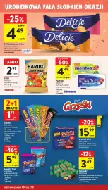 Intermarche gazetka tydzień 40 Strona 30: Pastylki MENTOS €4,49, Żelki HARIBO Złote Misie €2,99