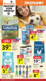 Intermarche gazetka tydzień 40 Strona 42: Podkład higieniczny Cooper & Pais €5,99, Karma dla psa Canaillou €39,99