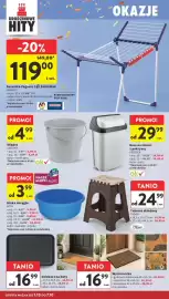Intermarche gazetka tydzień 40 Strona 44: Suszarka Pegasus 150 Solid Slim LEIFHEIT €119,00, Taboret składany TADAR €24,99