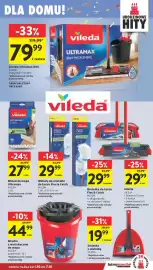 Intermarche gazetka tydzień 40 Strona 45: Wiadro z wyciskaczem do mopa VILEDA €44,99, Zmiotka z szufelką VILEDA €19,99