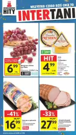 Intermarche gazetka tydzień 40 Strona 46: Schab królewski Szynka królewska Olewnik €27,99, Kurczak w galarecie DUDA €16,99
