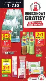 Intermarche gazetka tydzień 40 Strona 7: Fruity Ice Tea LIPTON €3,53, Woda mineralna RODOWITA €1,10