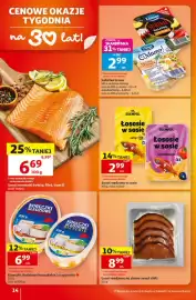 Auchan gazetka tydzień 40 Strona 14: Łosoś w sosie €2,99, Sałatka Lisner €2,99