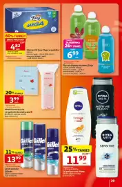 Auchan gazetka tydzień 40 Strona 29: Płatki kosmetyczne €3,99, Chusteczki Foxy Mega €4,82