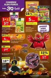 Auchan gazetka tydzień 40 Strona 36: Żelki Haribo €5,98, Prażynki Przysnacki Snack Festival €3,30