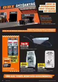 OBI akciós újság Oldal 14: Talicska 85 literes €28.990,00, Interproject csemperagasztó €1.699,00