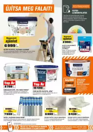 OBI akciós újság Oldal 28: Vliesfaser color erfurt €7.999,00, Design tapéta leveles mintákkal €8.999,00