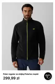 4F gazetka tydzień 40 Strona 10: Polar regular ze stójką Polartec męski 4F €299,99