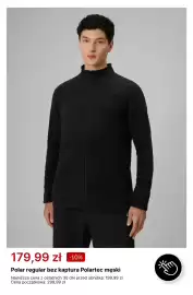 4F gazetka tydzień 40 Strona 4: Polar regular bez kaptura Polartec męski €179,99