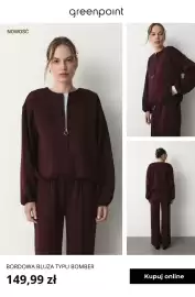 Greenpoint gazetka tydzień 40 Strona 6: Bordowa bluza typu bomber Greenpoint €149,99