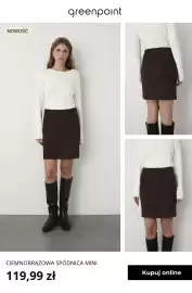 Greenpoint gazetka tydzień 40 Strona 9: Ciemnobrązowa spódnica mini Greenpoint €119,99