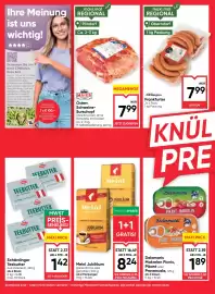 Maximarkt Flugblatt woche 40 Seite 2: Meinl Jubiläum €8,24, Österr. Schweine-Surschopf €7,99