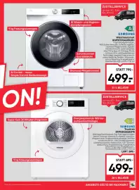Maximarkt Flugblatt woche 40 Seite 23: Samsung Trockner €499,00, Samsung Waschautomat €499,00