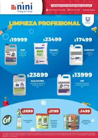 Catálogo Nini Mayorista semana 40 Página 14: Cif limpiador de pisos lavanda profesional €13.999,00