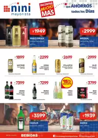 Catálogo Nini Mayorista semana 40 Página 18: Cinzano Vermouth Bianco/Rosso €7.399,00, Branca fernet menta €7.299,00