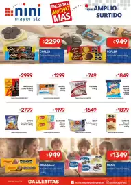 Catálogo Nini Mayorista semana 40 Página 42: Soriano biscotti c/almendras €1.899,00, Bauducco obleas sabores €1.199,00