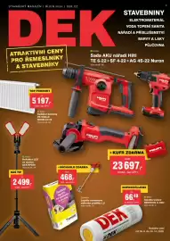 DEK leták Strana 1: STAVAŘSKÝ MAGAZÍN | ŘÍJEN 2026 | DEK.CZ DEK ATRAKTIVNÍ CENY PRO ŘEMESLNÍKY A STAVEBNÍKY SSH2H STAVEBNINY