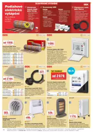 DEK leták Strana 18: Solight konvektor horkovzdušný €499,00, DEK sada k topné rohoži TR010 €227,00