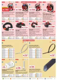 DEK leták Strana 21: DEK hmoždinka ke stahovací pásce PP €296,00, DEK kabel prodlužovací gumový na bubnu €1.953,00