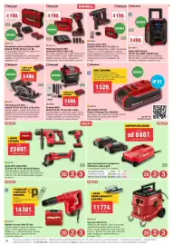 DEK leták Strana 28: Hilti akumulátor s nabíječkou €8.687,00, Bosch akumulátorový vrták €8.490,00