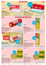 DEK leták Strana 7: Isover tepelná izolace UNIROL PROFI €1.121,00, Dek tepelná izolace dekwool g 035r €860,00